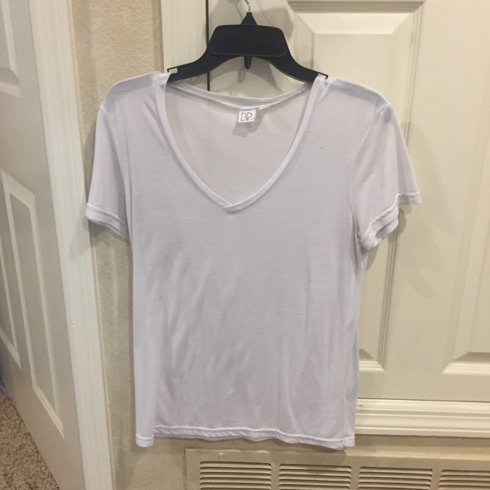 White bp vneck